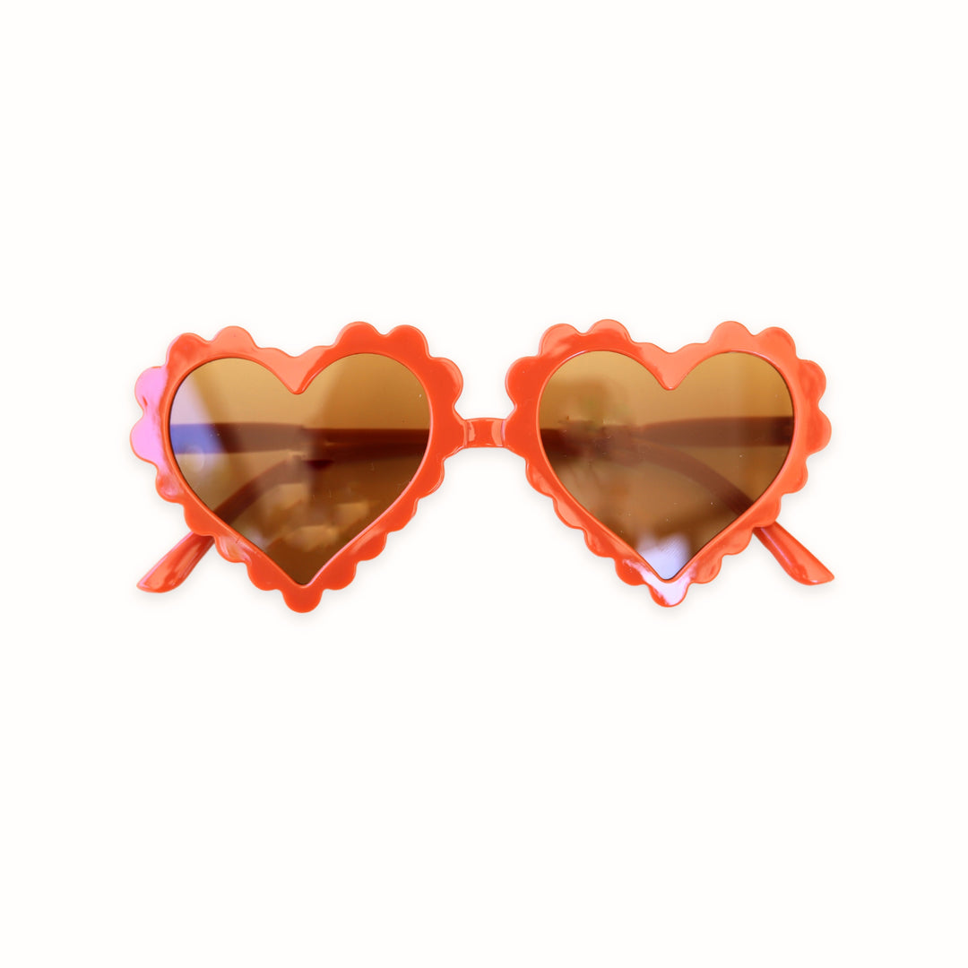 Sunnies - Terracotta Scallop Heart