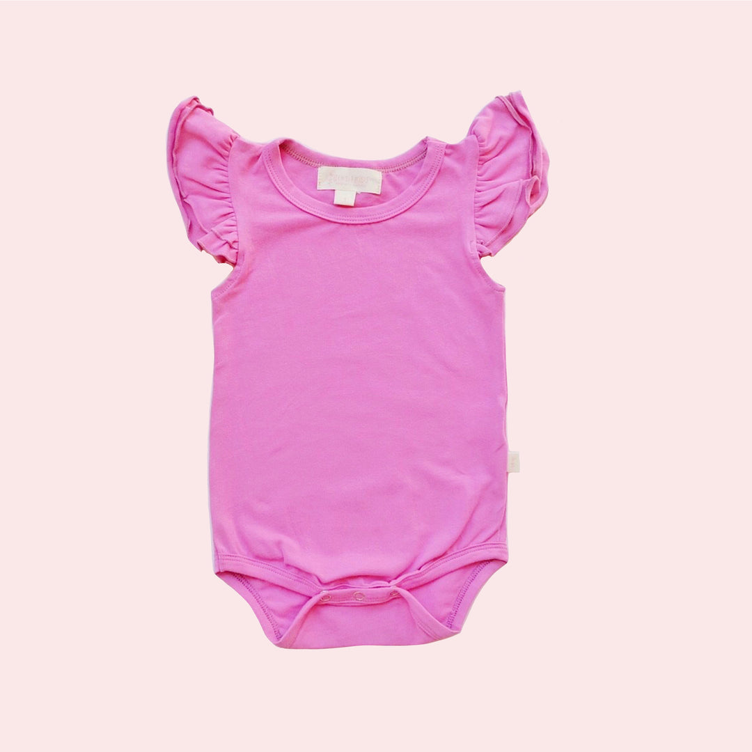 Shortsleeve Flutter - Rosewood