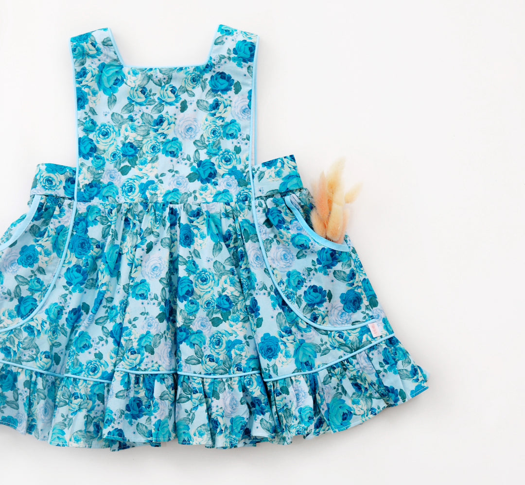 Frilly Dress - Rosie-Blue