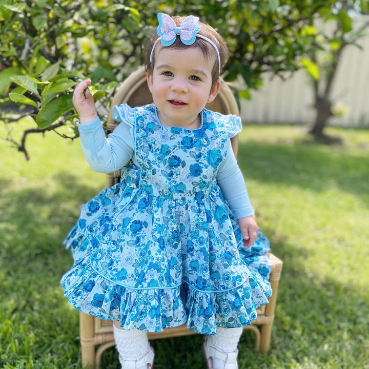 Frilly Dress - Rosie-Blue