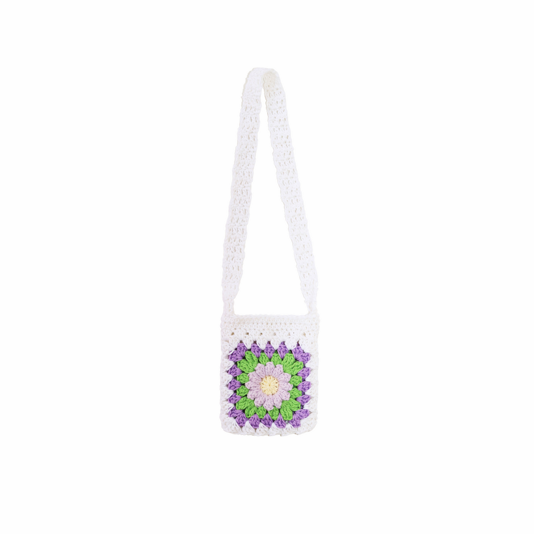 Handcrafted Crochet Bag - Lilac