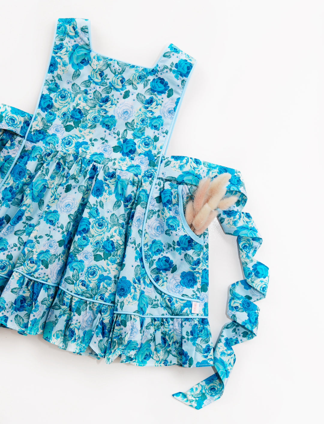 Frilly Dress - Rosie-Blue