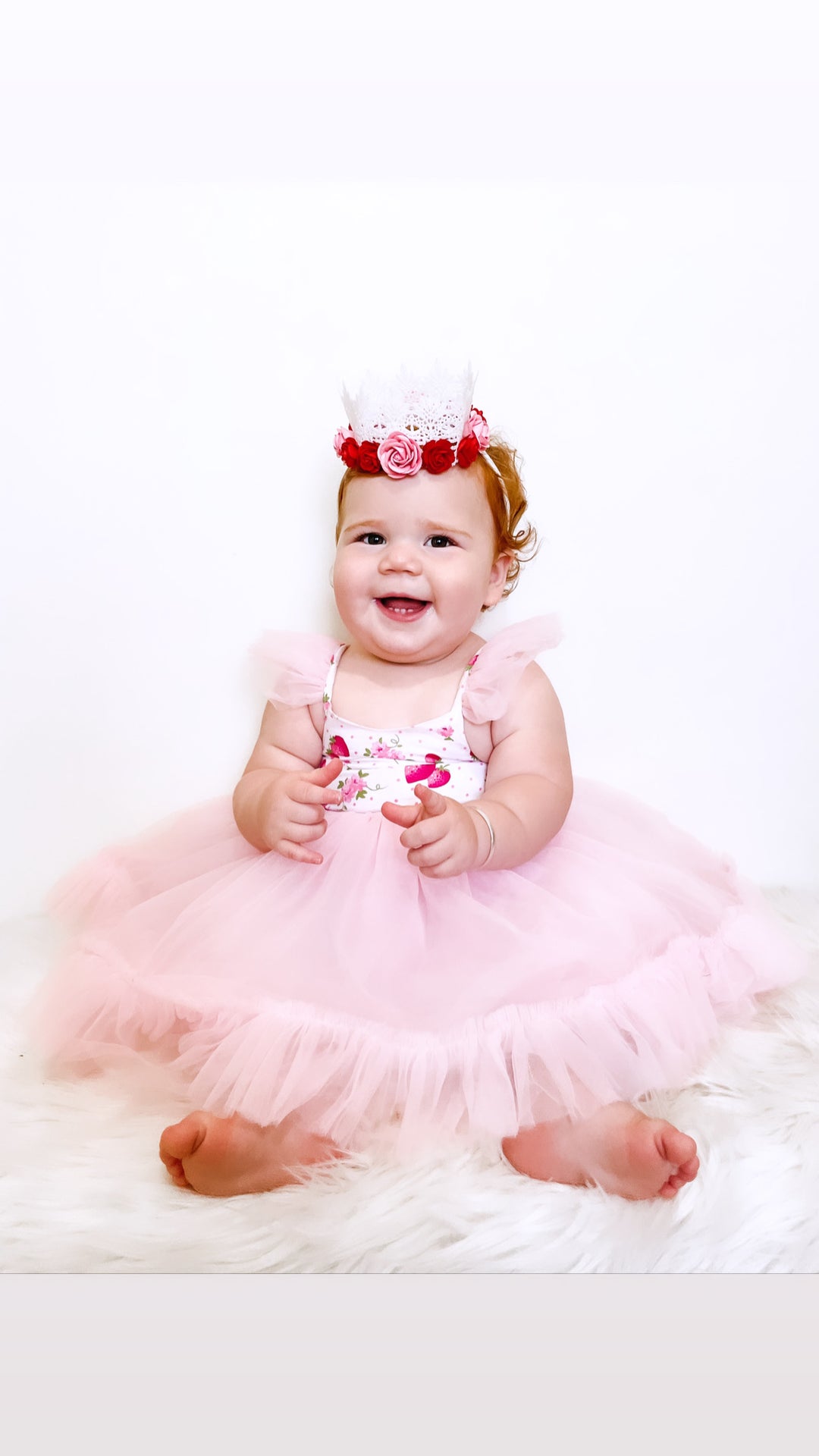 Tulle Dress - Strawberries